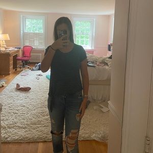 GAP FIT striped shirt